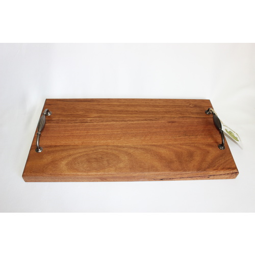 Wormy Chesnut - Serving Platter with Handles