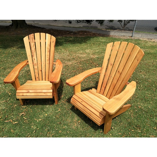 Adirnondack Style Chair from Cypress Pine  x 2
